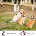thumbnail image 4 of 3 in 1 Dog Leash, Way Multi Pet Leads, Detachable Dog Leash, with Adjustable Detachable Coupler, 3-Way Leash, Triple Adjustable Nylon Dog Leash, for One, Two, Three Dogs Pet Walking Hiking, Red, 4 of 7