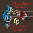 thumbnail image 3 of CafePress - Life Without Music Dark T Shirt - Men's Classic Graphic Cotton T-Shirt, 3 of 4