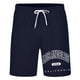 thumbnail image 4 of Pantalones cortos casuales con estampado de letras estilo urbano para hombre, ligeramente elásticos, de poliéster, 4 of 4
