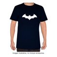 thumbnail image 1 of Playera Batman para Niño Juvenil, Manga Corta Cuello Redondo Diseño Logo Blanco con Azul Marino Talla 12, 1 of 3