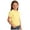 Yellow, variant on Girls Hiking Shirt Soft Knitted Twisted Tees Kids Tshirts Clothes Summer Tops T-Shirt Yellow, Size 2T-14