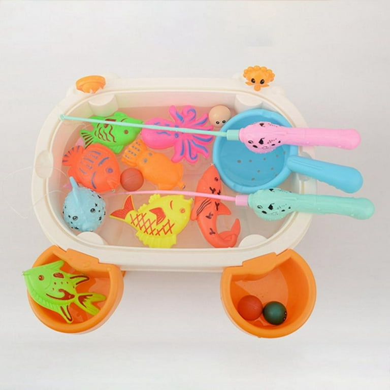 1 Set Toddler Mini Fishing Kids Water Table Toys Age 3-6 Years NoteOrange Out of stockShipping Blue, Size: 28pcs