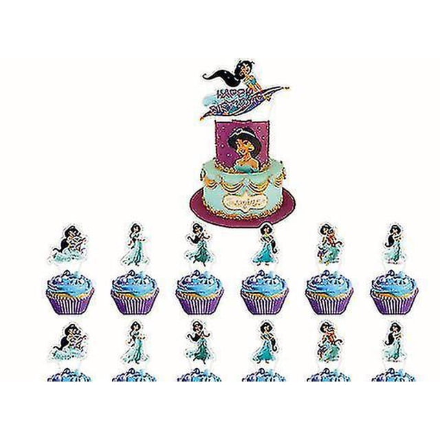 Jasmine Princess Party Supplies Decoraciones de cumpleaños Las mejores sorpresas de cumpleaños para niñas ZefeiWu 8390611553869