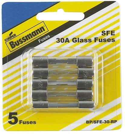 RV Trailer Glass Tube Sfe 30 Ampere Fuse