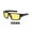 Black With Yellow Lines Side, variant on Xloop Yellow High-Definition Sport Night Driving Vision Sunglasses