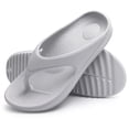 thumbnail image 2 of Sandalias Shevalues con soporte ortopédico para mujer, color gris claro 39, 2 of 6