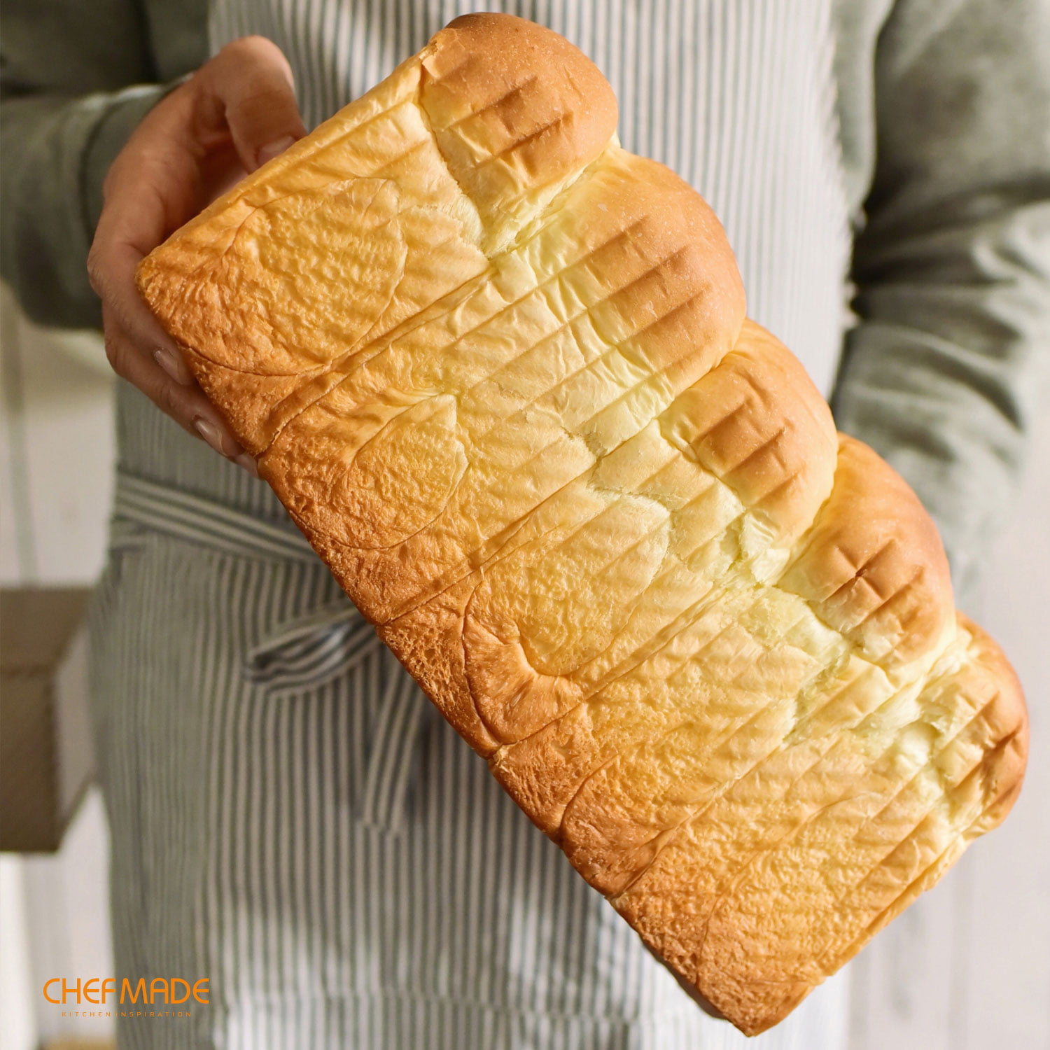 Tielman Bake-Well 2 lb. Corrugated Kraft Paper Bread Loaf Mold - 336/Case