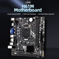 thumbnail image 2 of JINGSHA H61M Placa Base Doble Ranura de Memoria DDR3 VGA+HD Interfaces de Pantalla Soporte CPU LGA11 JINGSHA Negro, 2 of 7