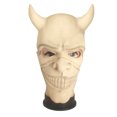 thumbnail image 2 of Halloween Scary Face Headwear Disfraz de 3 piezas Máscara de teléfono negra, 2 of 5