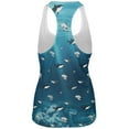 thumbnail image 2 of Shark Pattern Ocean All Over Womens Work Out Tank Top Multi MD, 2 of 2