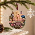 thumbnail image 6 of Dolly Memorial Parton Christmas Ornament Commemorative Hanging Tree Pendant for Home Office Shelf Decor Dolly Gifts for Women Festive Party Accessories, 6 of 8