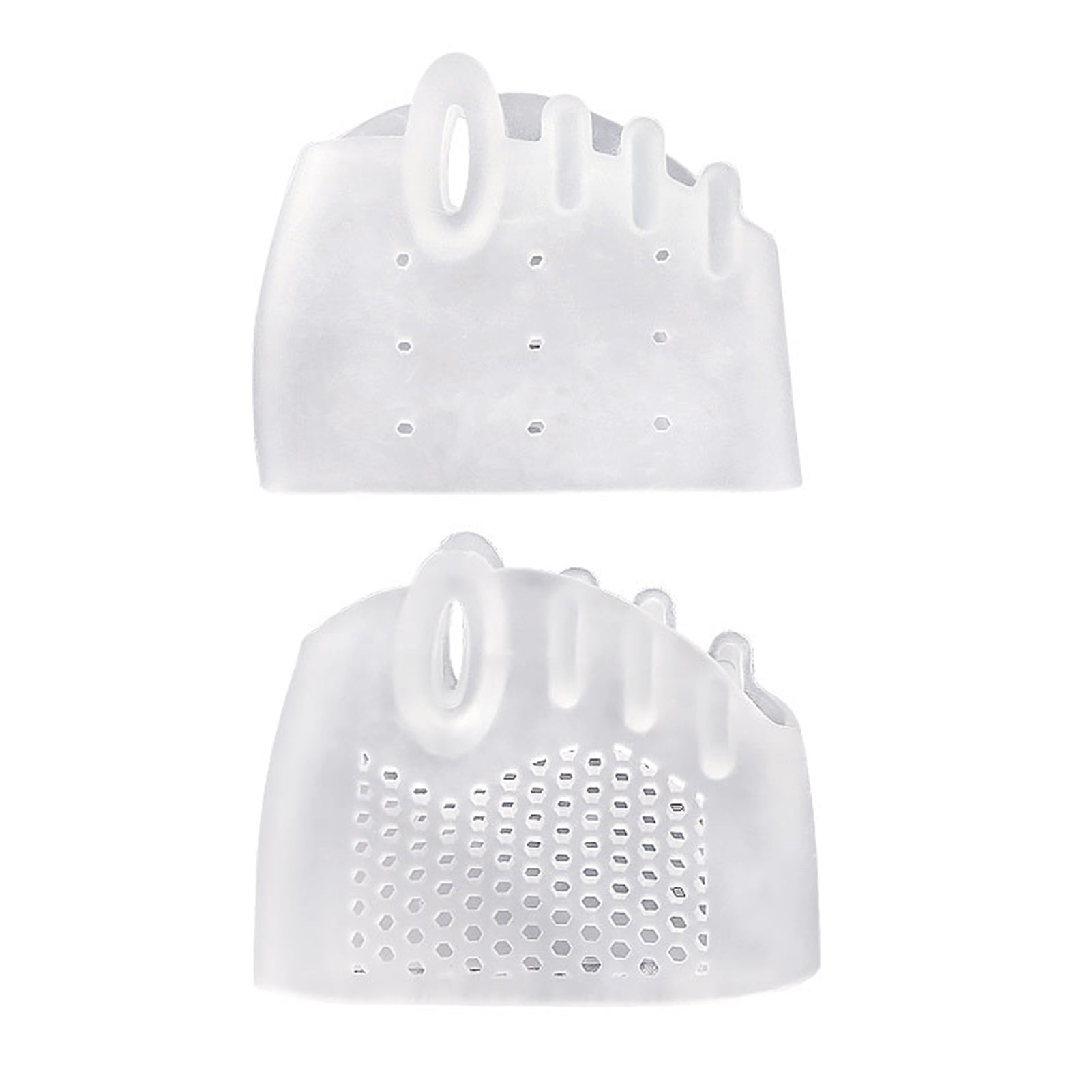 Visland Toe Separator for Overlapping Toes Breathable Toe Spacers for Women Men Overlapping Toes Straightener Reusable Toe Spacers for Foot Care Yoga