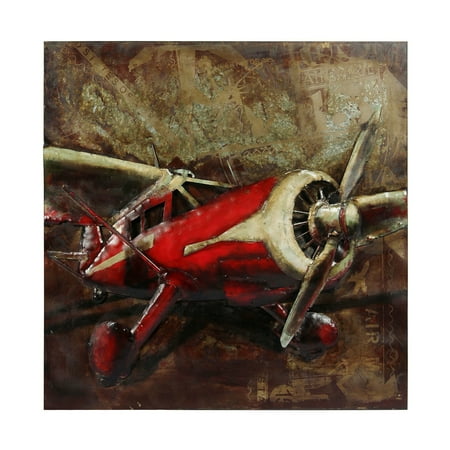 Empire Art Direct Helice Hand Painted 3D Metal Wall Art, 40" x 40" x 3.0", Ready to Hang