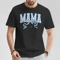 thumbnail image 2 of Mama Mommy Coquette Bow Checkered Happy Mother's Day Mom T-Shirt, Cute Coquette Style Shirt for Mom, Checkered Design Mother's Day Gift, Stylish Mama T-shirt for Mother's Day, 2 of 3