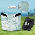 thumbnail image 6 of Haosy Vintage Floral and Gingham Golf Mallet Putter Cover Strong Magnetic Leather Golf Club Headcover Closure, 6 of 7