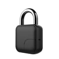 thumbnail image 3 of Smart Padlock Fingerprint & APP Unlocking 300mAh Rechargeable Fingerprint BT Lock Keyless 10 Sets Fingerprints IP65 Waterproof Anti-Theft Security Padlock Door Luggage Case Outdoor (Black), 3 of 8