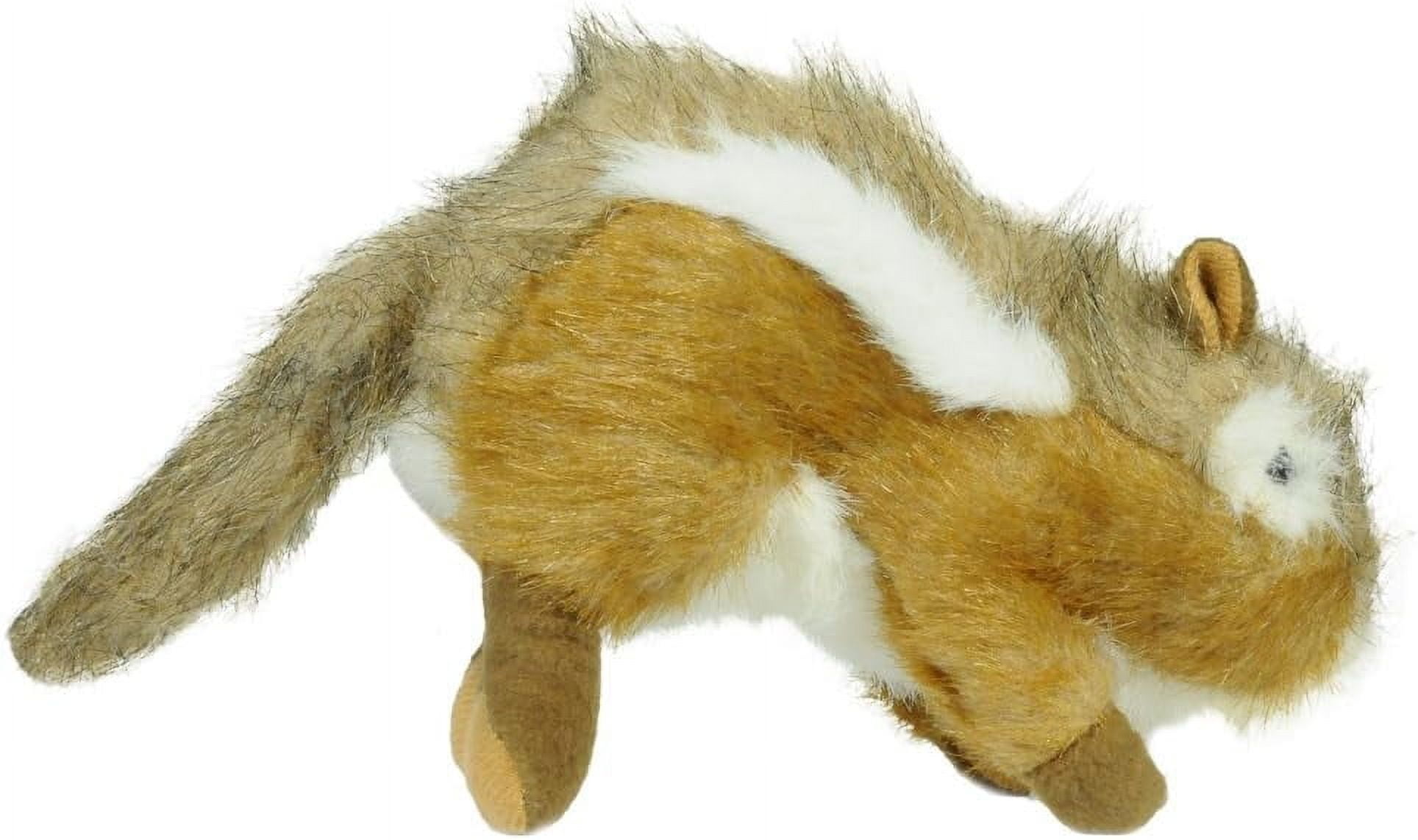 Hyper Pet Wildlife Critters Plush Squeaky Dog Toy with Squeaker, Chipmunk