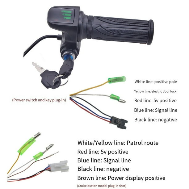 Electric Throttle E Bike Throttle Grip Electric Scooter Throttle