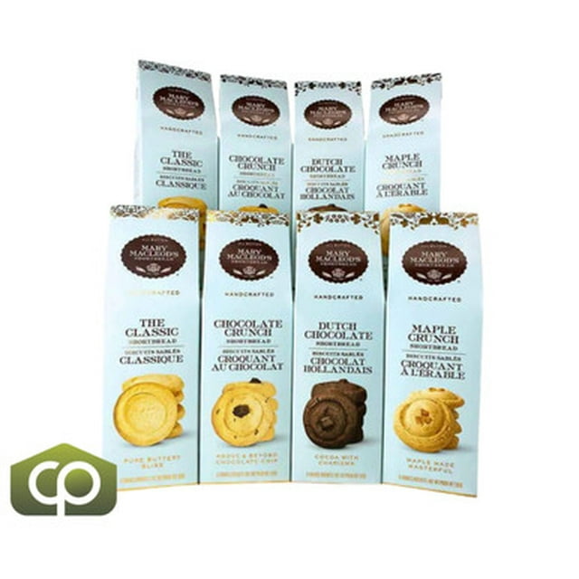 Assortiment de Biscuits Sablés Mary Macleod's, 8 X 120 g - Faits à la Main