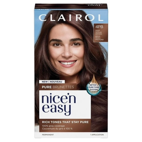 Clairol Nice'N Easy Teinture Capillaire Permanente Pure pour Brunettes