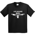 thumbnail image 3 of Inktastic Life Behind Bars Mountain Bike Youth T-Shirt, 3 of 5