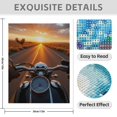 thumbnail image 3 of Diamond Art Kits for Adults - 5d Motorcycle Sunset Adventure Journey Diamond Painting for Adults, Diamond Art for Adults Beginners, Diamond Painting Kits for Adults for Home Wall Decor, 3 of 7