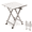 Grey-1set, variant on 3 in 1 Folding Camping Table Stool Footrest, Lightweight Portable Outdoor Table 300 LBS Capacity for Beach Picnic Fishing