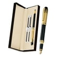 thumbnail image 4 of Frosted Fountain Pen with Ink Cartridge Comfortable Grip Fountain Pencil Set for Student Office, 4 of 12