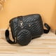 thumbnail image 2 of Bolso de hombro casual para mujer | Bolso de mano Bandolera | Cuero vegano, correa ajustable, cartera multifunción | Se adapta a teléfonos, llaves, gafas de sol | Negro/Blanco/Marrón/Caqui, 2 of 7