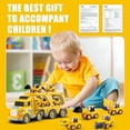thumbnail image 4 of Veslier Construction Truck Toys for Boys Girls Age 1 2 3 4 5 6 Years Old，Carrier Transport Trucks for Kids 1-3 3-5 Year Old，Christmas Birthday Gift Toddler Toys., 4 of 7