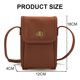 thumbnail image 2 of Bolso lindo del teléfono móvil del hombro de la bolsa de mensajero del tirón del mini bolso del teléfono móvil de la PU, 2 of 5