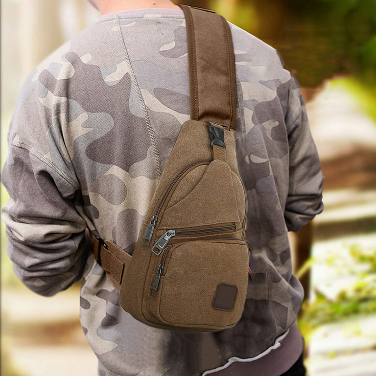Men's & Women's Crossbody Chest Bag with Thickened Zipper
