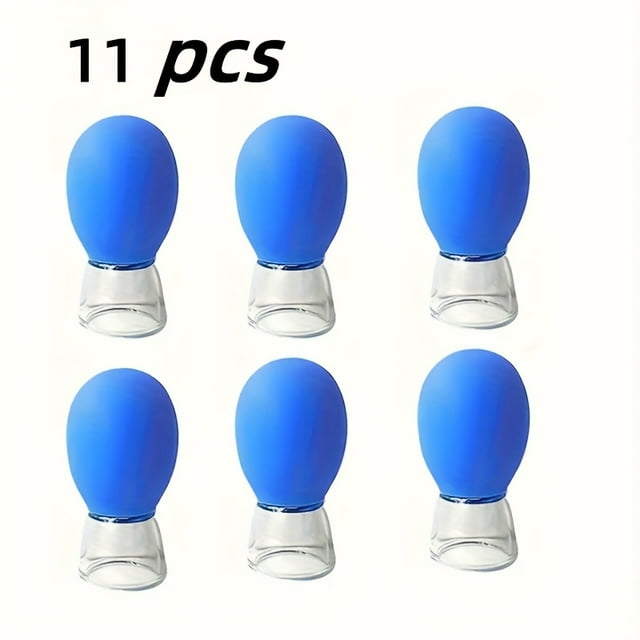 HLONK 11pcs Facial Cupping Set - Manual Massage Cups Face Back Arms