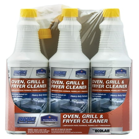 Member's Mark Commerical Oven, Grill and Fryer Cleaner - 32 oz. - 3 (Best Deep Fryer Cleaner)