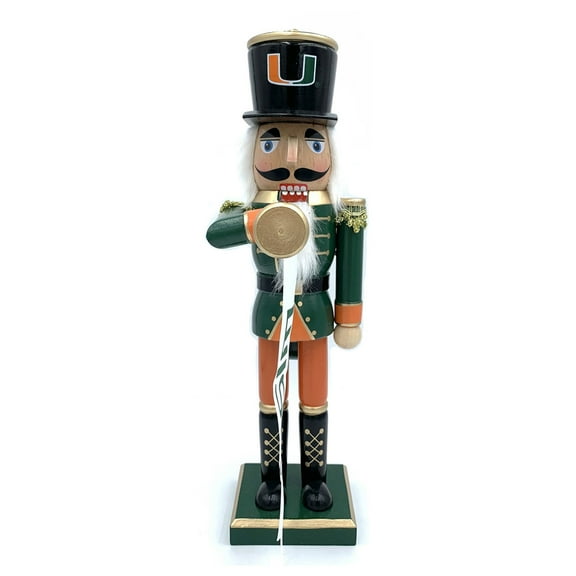 Miami Hurricanes 14" Bugler Nutcracker