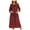 Red, variant on XMMSWDLA Dresses for Womens Robe Long Zip Up House Coat Half Sleeve Night Gowns Comfy Sleepwear Print Loungewear Lightweight Robes for Women