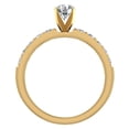 thumbnail image 3 of Diamond Engagement Ring with Accent Diamond Shank 14k Gold 0.85 CT (G,SI), 3 of 5