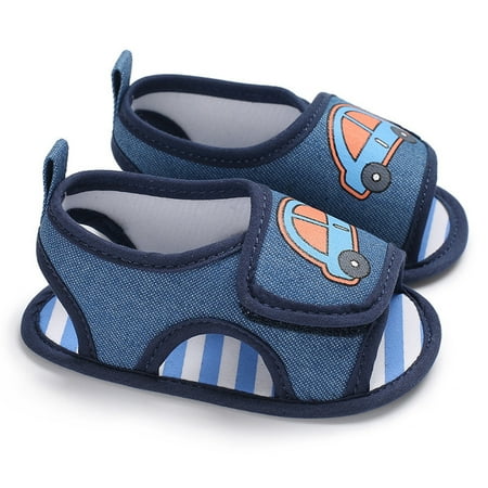 

Ma&Baby Newborn Baby Boy Girl Summer Soft Sole Crib Toddler Summer Prewalker Cartoon Print First Walkers Shoes