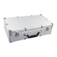 thumbnail image 1 of Milaget Hard Shell Carrying Case Cordless Microphone Protection Box for Party Travel white Lengthen, 1 of 9