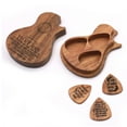 thumbnail image 2 of Boîte à Crochettes de Guitare 1 Pce 3 Crochettes en Liquidation! Boîte à Crochettes de Guitare Bnineteenteam avec 3 Pcs Boîte à Crochettes en Bois pour Rangement de Crochettes de Guitare, 2 of 8