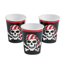 Pirate 9Oz Cups - Party Supplies - 8 Pieces