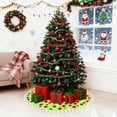 thumbnail image 6 of Satmonnus 36 inch Christmas Tree Skirt Red Green Polka Dots Xmas Tree Mat for Christmas New Year Holiday Party Decorations,Christmas Decorations for Tree, Christmas Home Decor for Indoor Farmhouse, 6 of 7