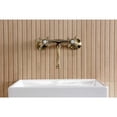 thumbnail image 4 of Kingston Brass KS2113AX Kingston Double-Handle 2-Hole Wall Mount Bathroom Faucet in Antique Brass, 4 of 8