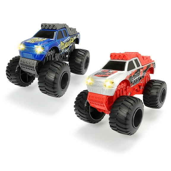 Dickie Toys 1:43 Scale Diecast Monster Truck, Twin Pack