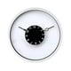 thumbnail image 2 of Reloj de pared redondo de 25 cm, sencillo, creativo, moderno, para colgar en la pared. Blanco, 2 of 9