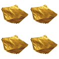 thumbnail image 1 of 400Pcs Square Sweets Candy Chocolate Lolly Paper Aluminum Foil Wrappers Gold, 1 of 5
