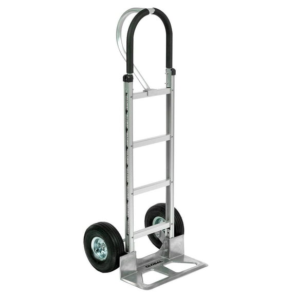 Global Industrial Aluminum Hand Truck Loop Handle, Pneumatic Wheels