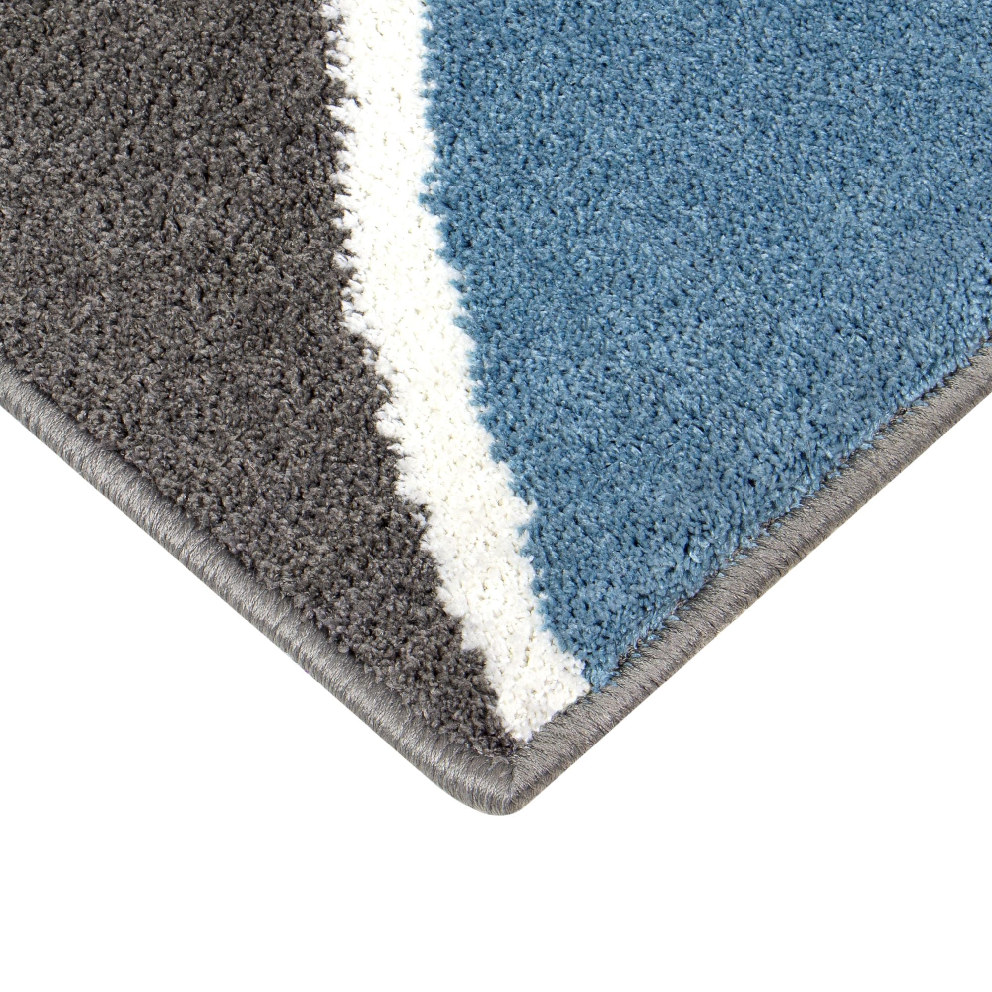 Better Homes & Gardens Blue Geometric Circles Area Rug, 5' x 7'