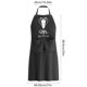 thumbnail image 3 of Aparatos de cocina, accesorios de cocina, utensilios de cocina, herramientas de cocina, delantal de poliéster con tirantes, ajustable para el hogar, cocina, ropa de trabajo, delantal para barbacoa, re, 3 of 6