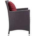 thumbnail image 4 of Modway Convene 7 Piece Outdoor Patio Dining Set in Espresso Red, 4 of 7
